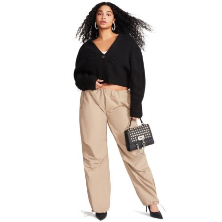 Khaki Steve Madden Pia Parachute Women's Pants | PH 1264UED